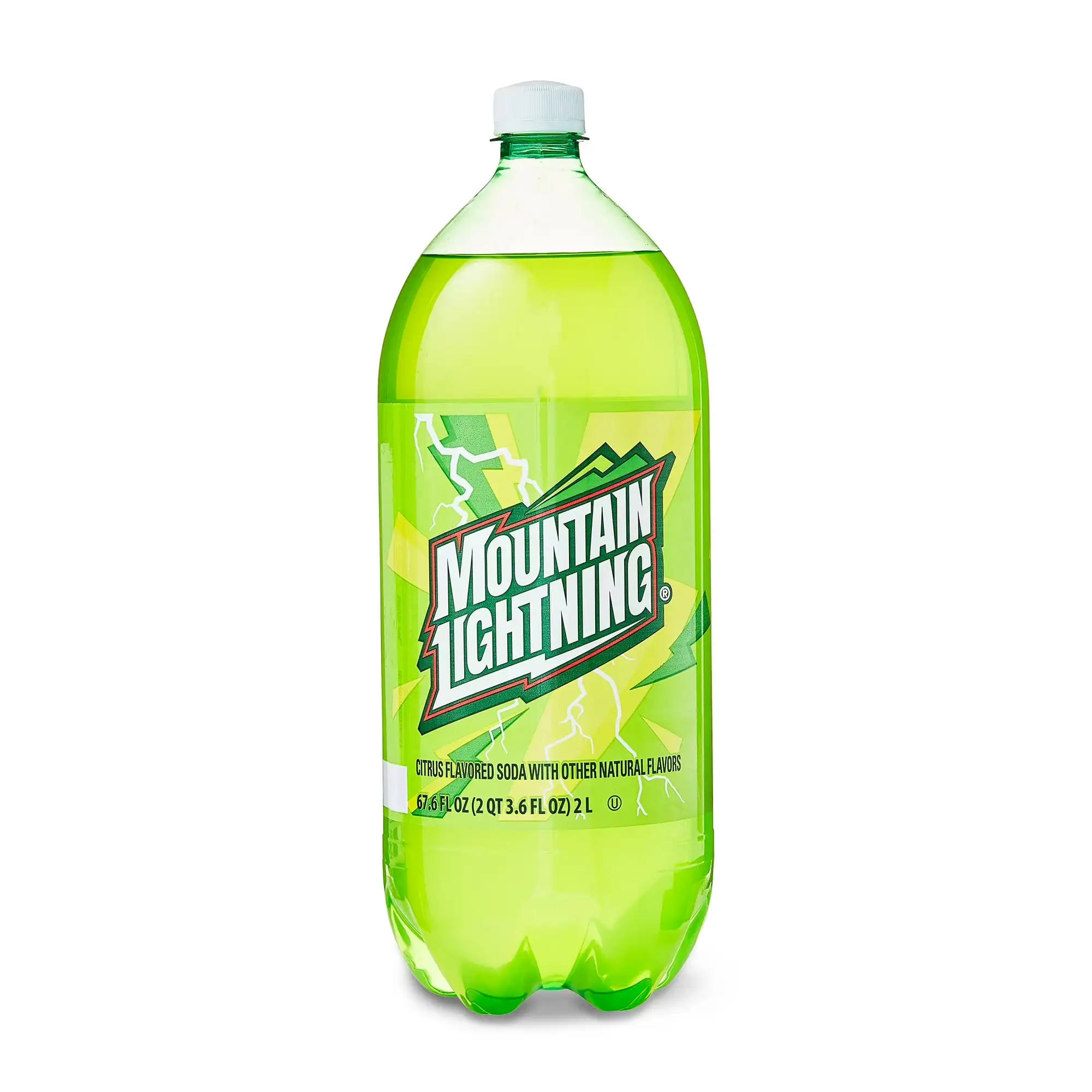 Газований напій Great Value Mountain Lightning зі смаком цитрусу, 2 л