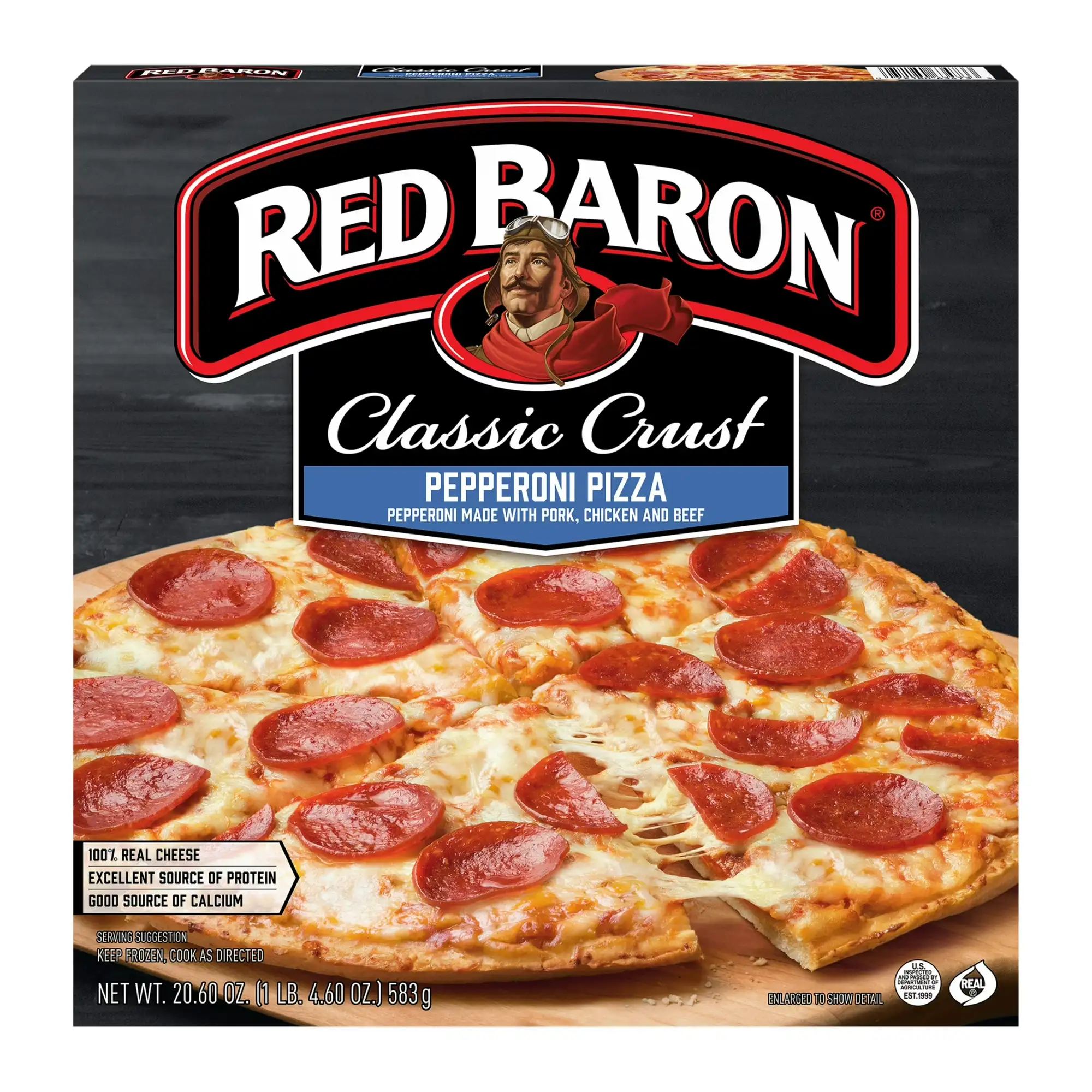Заморожена піца Red Baron Pepperoni Classic Crust