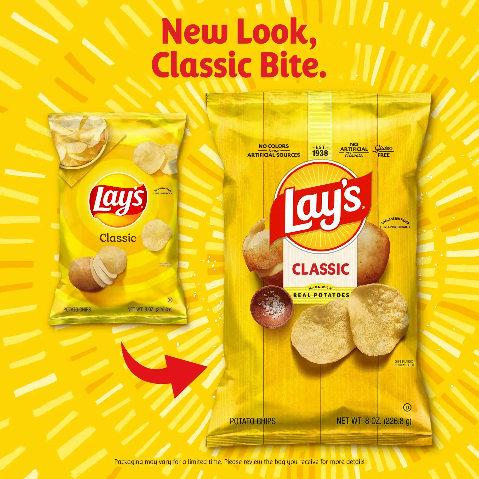 Картопляні чипси Lay's Classic, 8 oz - Зображення 2
