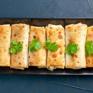 Млинці з куркою та грибами