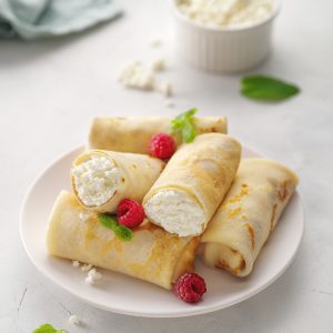 Млинці із солодким сиром